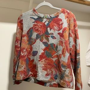 Floral sweatshirt